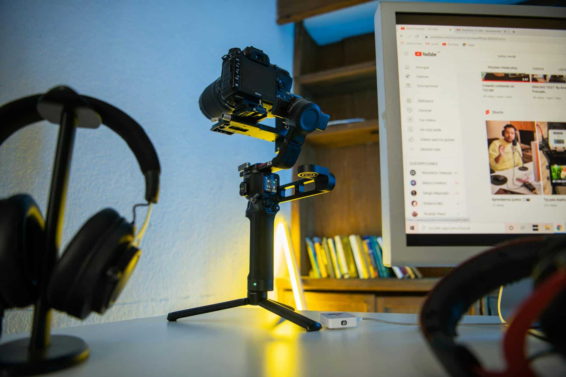 content creation workspace setup