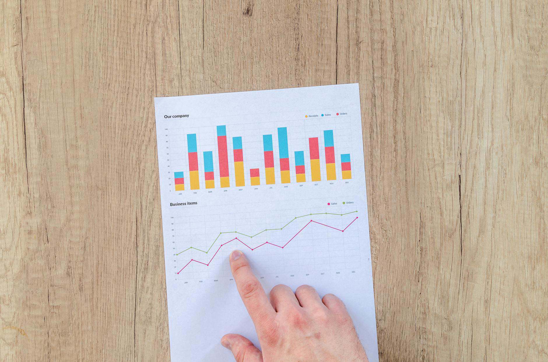 business growth analytics chart